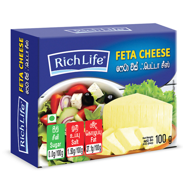 Richlife Feta Cheese 100G - RICHLIFE - Cheese - in Sri Lanka