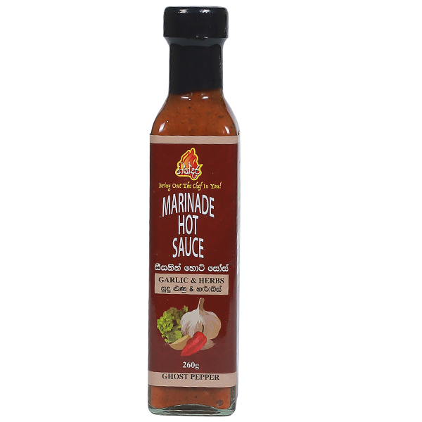 Gindara Marinade Garlic And Herbs Hot Sauce 260G - GINDARA MARINADE - Sauce - in Sri Lanka