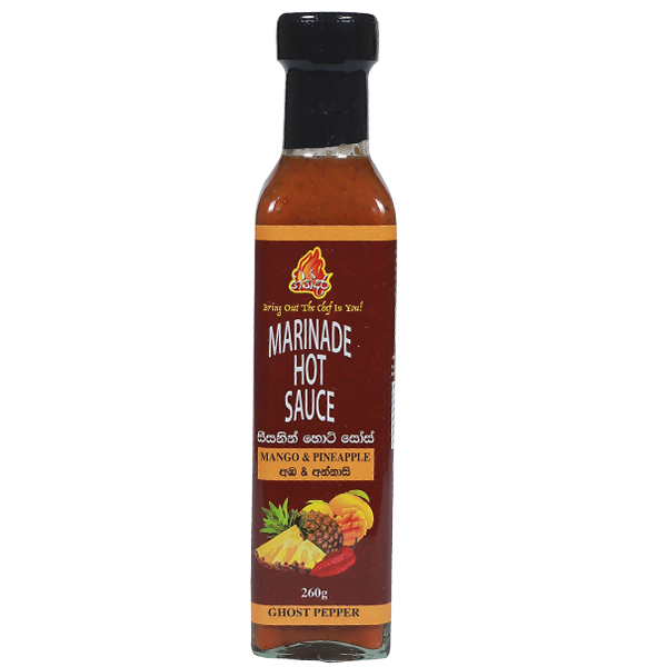 Gindara Marinade Mango And Pineapple Hot Sauce 260G - GINDARA MARINADE - Sauce - in Sri Lanka