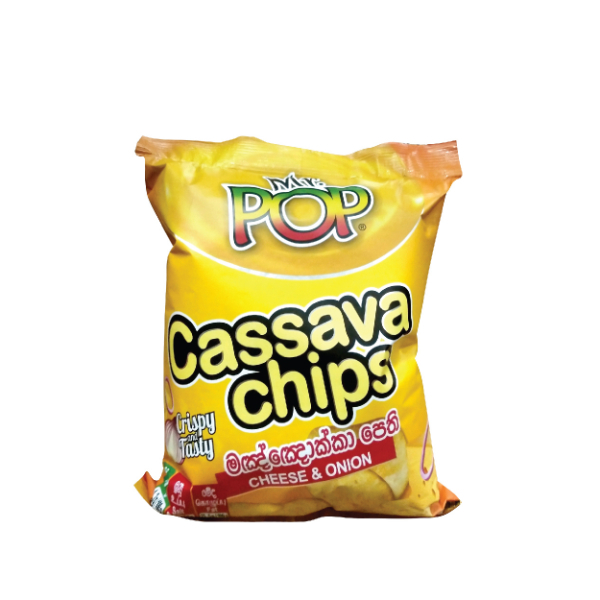 Mr. Pop Cassava Chips Cheese & Onion 100G - MR. POP - Snacks - in Sri Lanka