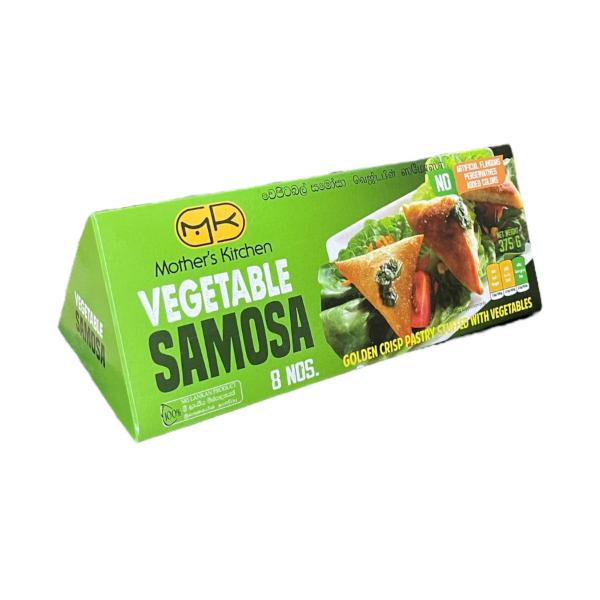 Mothers Kitchen Samosa Vegetable 8Nos 375G - MOTHERS KITCHEN - Frozen Rtc Snacks - in Sri Lanka