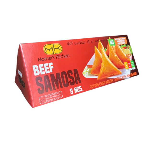 Mothers Kitchen Samosa Beef 8Nos 375G - MOTHERS KITCHEN - Frozen Rtc Snacks - in Sri Lanka