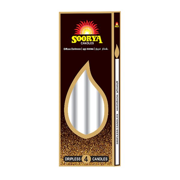 Soorya Candles Large 4Pcs - SOORYA - Illumination & Lighting - in Sri Lanka