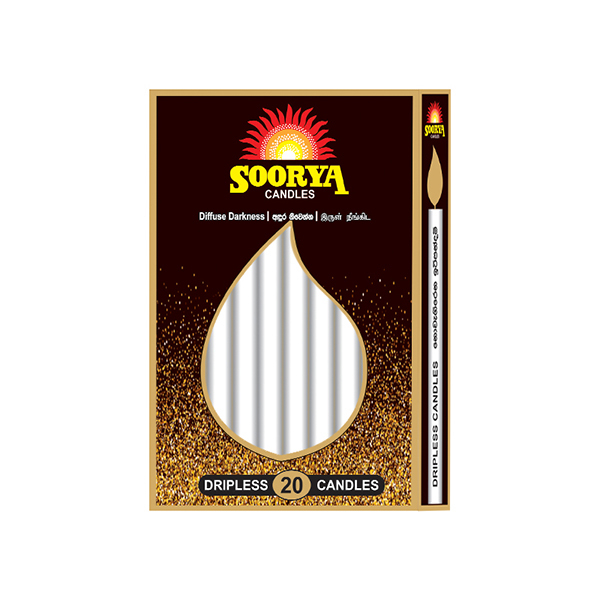 Soorya Candles Small 20Pcs - SOORYA - Illumination & Lighting - in Sri Lanka