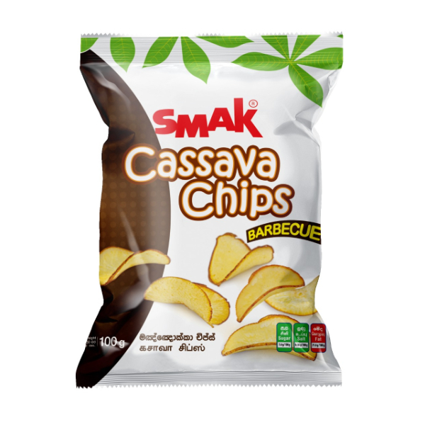 Smak Cassava Chips Barbecue 100G - SMAK - Snacks - in Sri Lanka