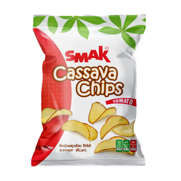 Smak Cassava Chips Tomato 100G - SMAK - Snacks - in Sri Lanka