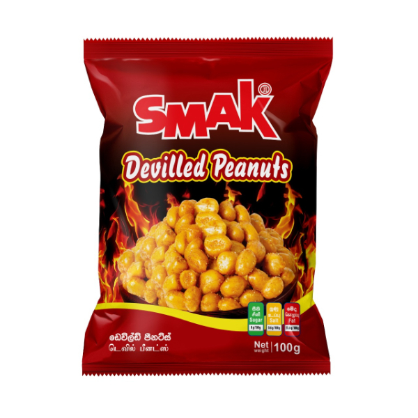 Smak Devilled Peanuts 100G - SMAK - Snacks - in Sri Lanka