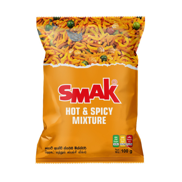 Smak Hot & Spicy Mixture 100G - SMAK - Snacks - in Sri Lanka