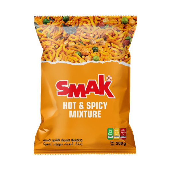 Smak Hot & Spicy Mixture 200G - SMAK - Snacks - in Sri Lanka