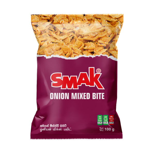 Smak Onion Mixed Bite 100G - SMAK - Snacks - in Sri Lanka