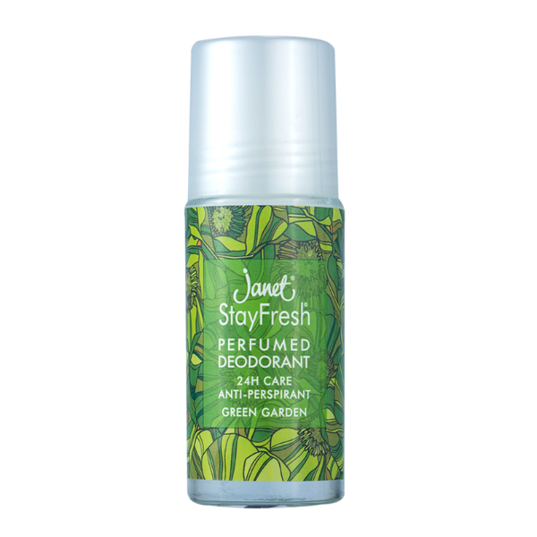 Janet Perfumed Deo Roll On Green Garden 50Ml - JANET - Female Fragrances - in Sri Lanka