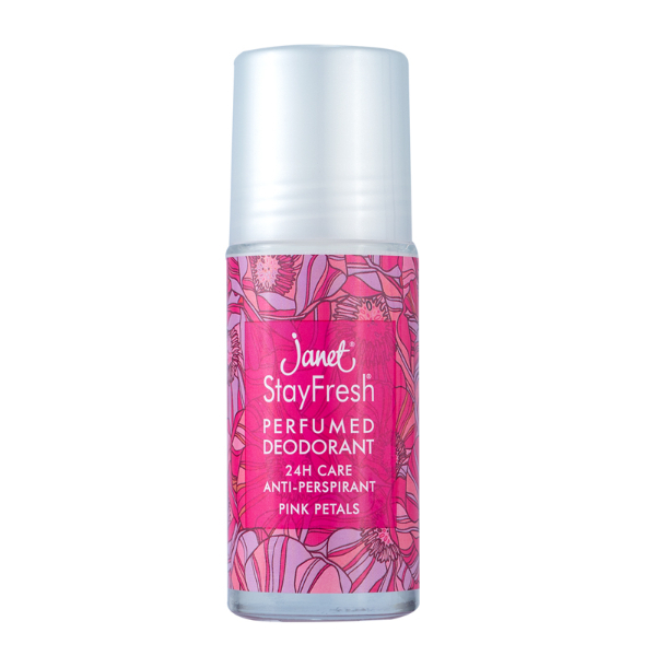 Janet Perfumed Deo Roll On Pink Petals 50Ml - JANET - Female Fragrances - in Sri Lanka