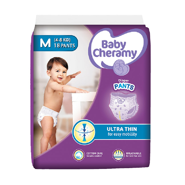 Baby Cheramy Pants Pull Ups Medium 18S - BABY CHERAMY - Baby Need - in Sri Lanka