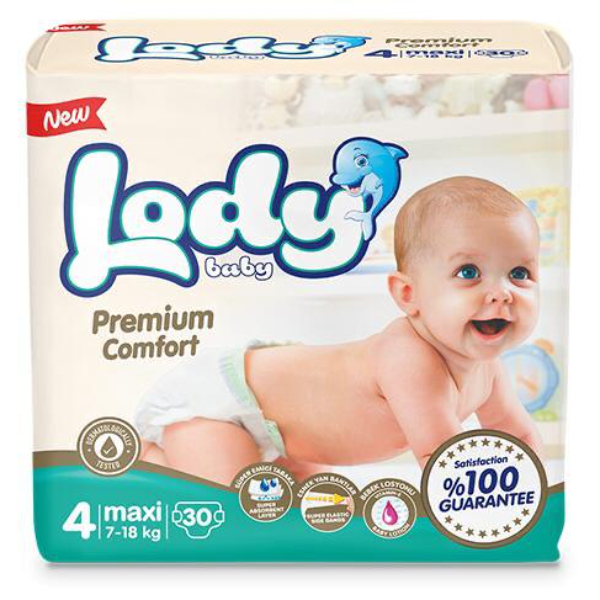 Lody Baby Diaper Maxi 30Pcs 7-18Kg - LODY BABY - Baby Need - in Sri Lanka