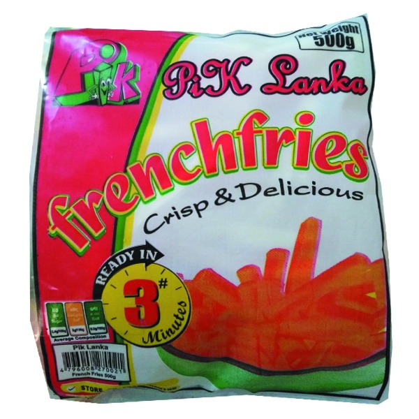 Piklanka Frenchfries 500G - PIK LANKA - Frozen Rtc Snacks - in Sri Lanka