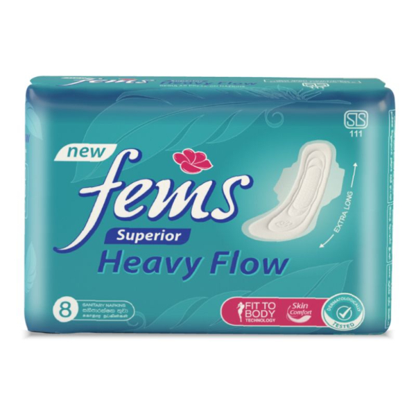 Fems Sanitary Napkins Superior Wings 8S - FEMS - Personal Hygiene - in Sri Lanka