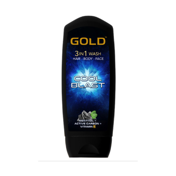 Gold 3 In 1 Mens Shower Gel 200Ml - GOLD - Toiletries Men - in Sri Lanka