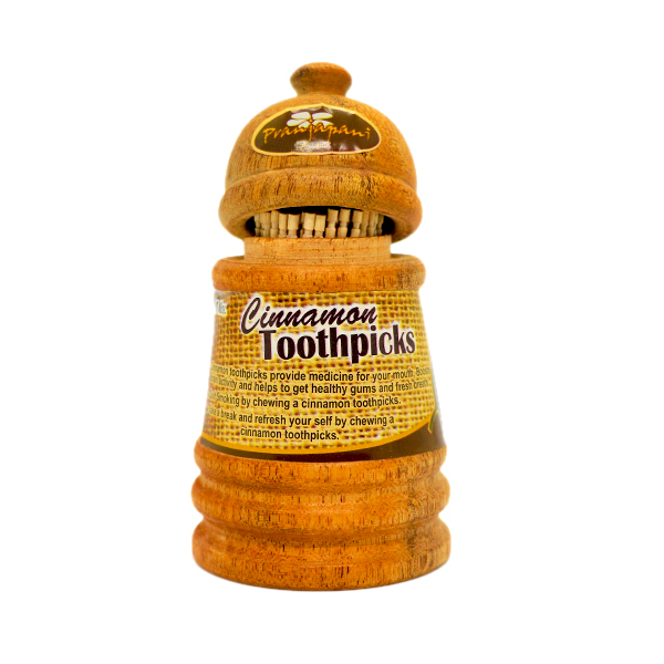 Pranjapanee Cinnamon Toothpick Holder 100G - PRANJAPANEE - Disposables - in Sri Lanka