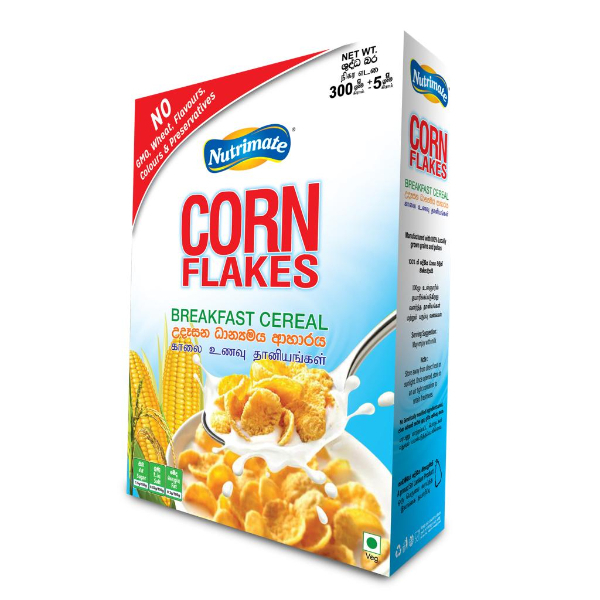 Nutrimate Corn Flakes Cereal 300G - NUTRIMATE - Cereals - in Sri Lanka