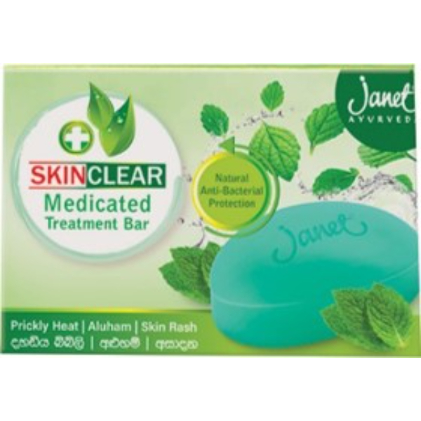 Janet Skin Clear Medicated Treatment Bar 90G - JANET - Body Cleansing - in Sri Lanka