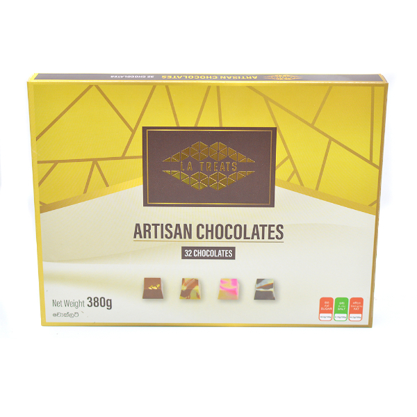 La Treats 32 Pcs Artisan Chocolate Box 32 380G - LA TREATS - Confectionary - in Sri Lanka