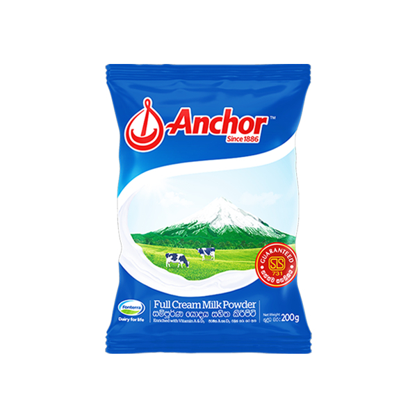 Anchor Milk Powder Smart Pack 200G - ANCHOR - Milk Foods - in Sri Lanka