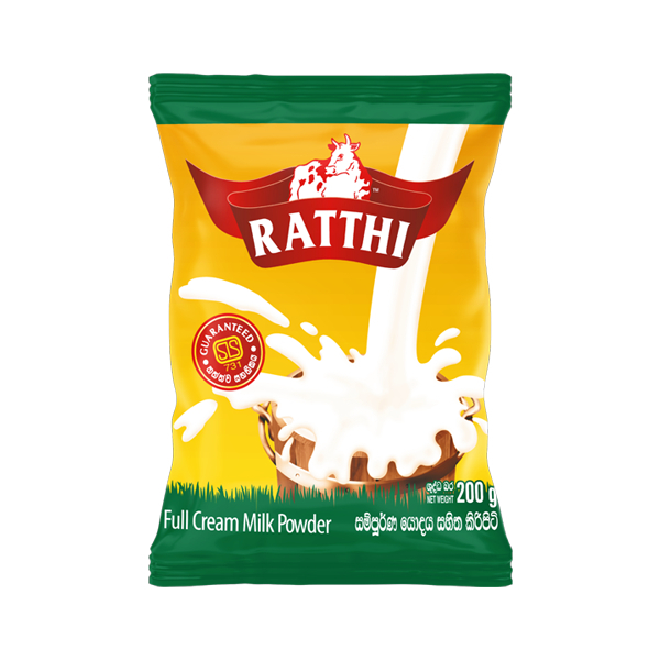 Raththi Milk Powder Smart Pack 200G - RATTHI - Milk Foods - in Sri Lanka