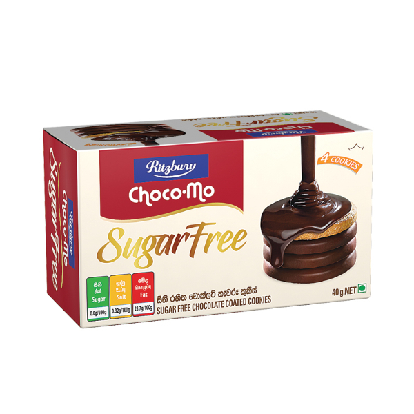 Ritzbury Sugar Free Choco Mo 40G - RITZBURY - Biscuits - in Sri Lanka