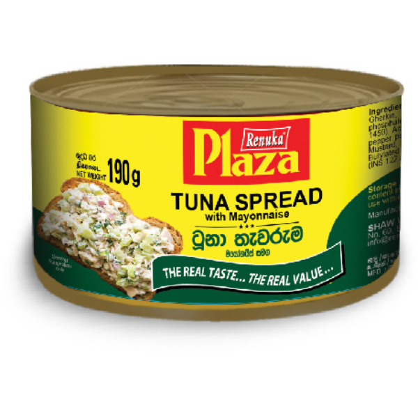 Renuka Plaza Tuna Spread With Mayonnaise 190G - RENUKA - Spreads - in Sri Lanka