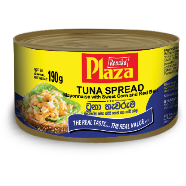 Renuka Plaza Tuna Spread Mayo. With Sweetcorn & Redbell 190G - RENUKA - Spreads - in Sri Lanka