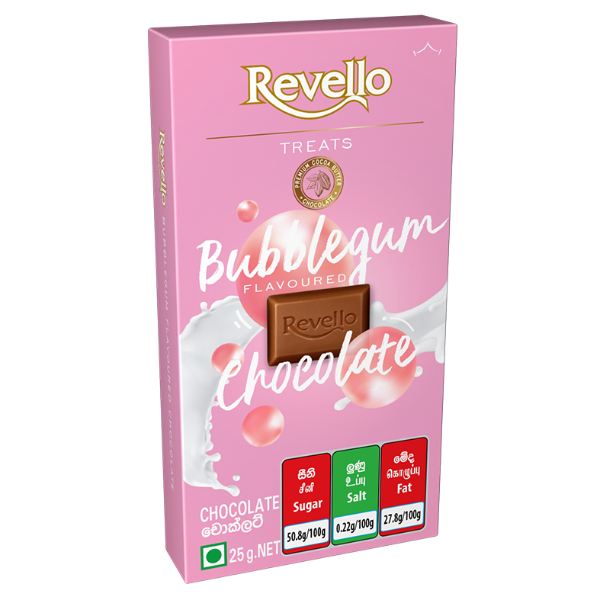 Revello Treats Bubble Gum Chocolate 25G - Revello - Confectionary - in Sri Lanka