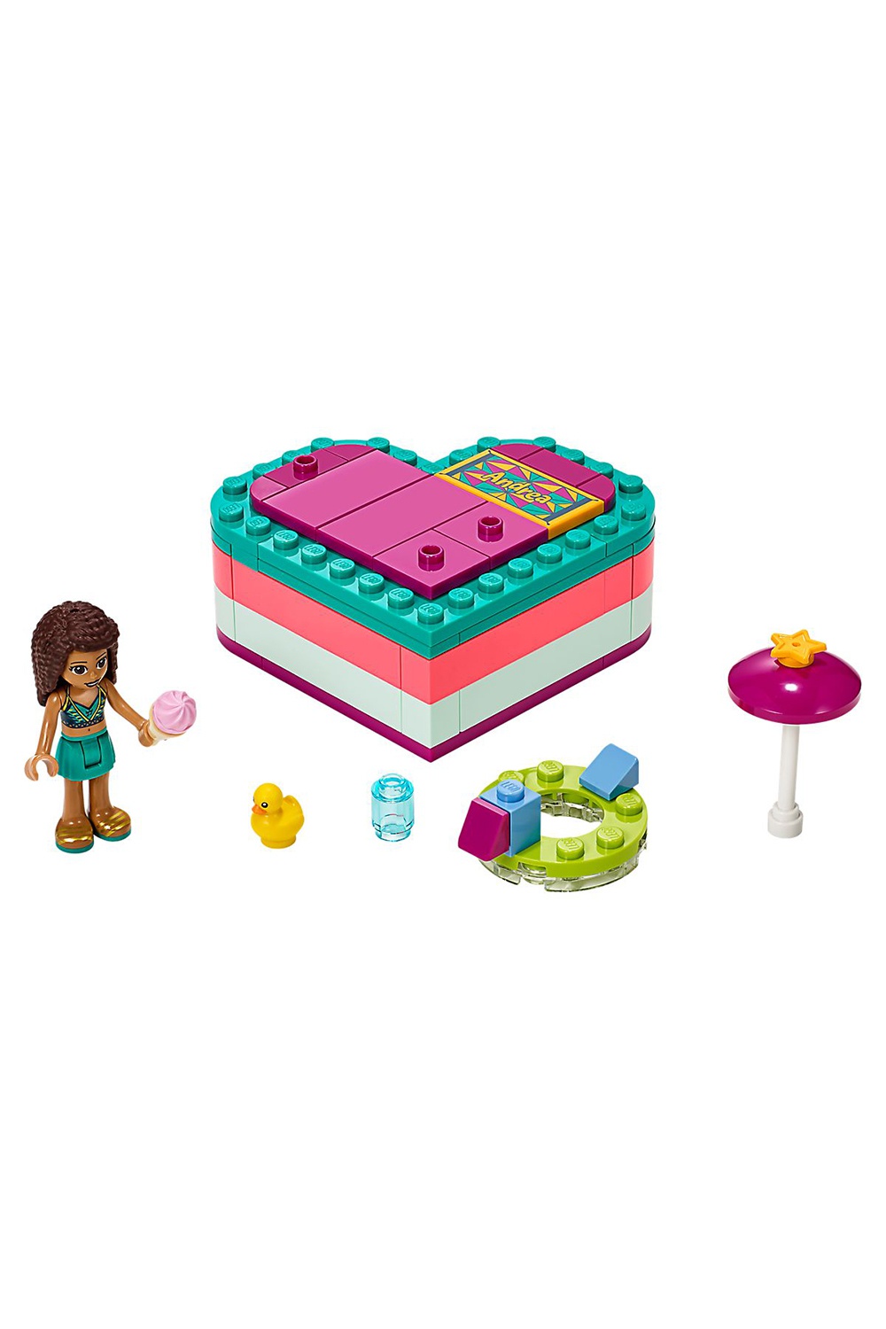 Lego friends summer heart hot sale box