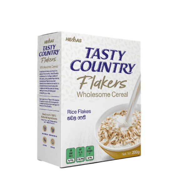 Tasty Country Flakers Wholesome Cereal 200G - TASTY COUNTRY - Cereals - in Sri Lanka