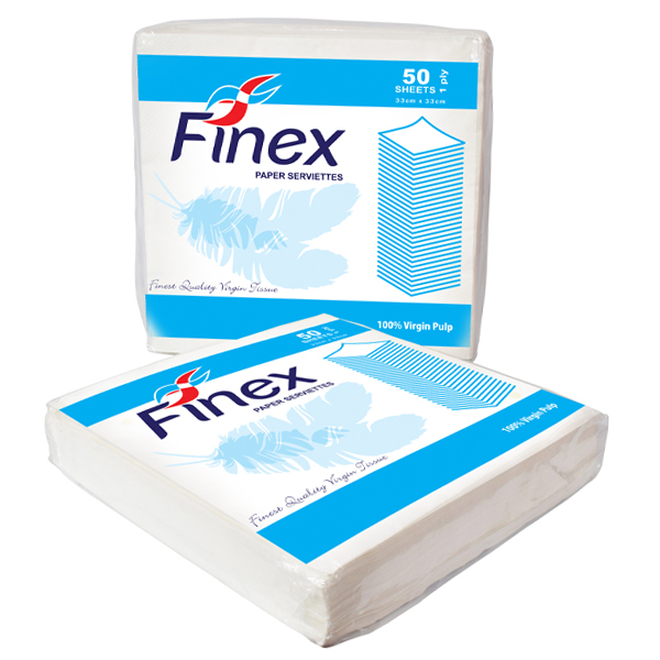 Finex Paper Serviettes 50S - FINEX - Paper Goods - in Sri Lanka