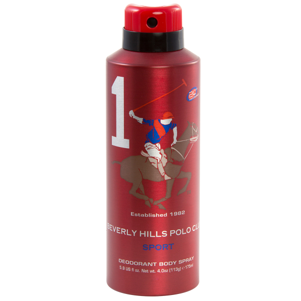 Bhpc Polo Sports Men Deo Spray Red 175Ml - BHPC POLO - Toiletries Men - in Sri Lanka