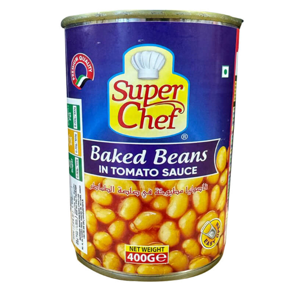 Super Chef Baked Beans In Tomato Sauce 400G - SAFCO - Processed/ Preserved Vegetables - in Sri Lanka