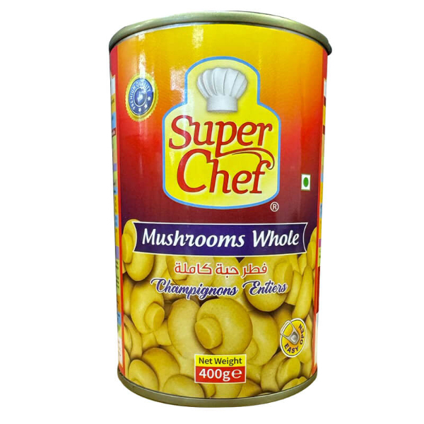 Super Chef Mushroom Whole 400G - SAFCO - Processed/ Preserved Vegetables - in Sri Lanka