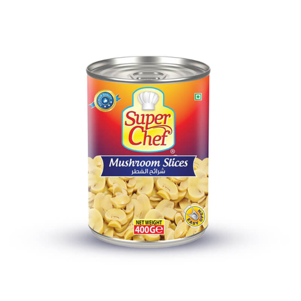 Super Chef Mushroom Sliced 400G - SAFCO - Processed/ Preserved Vegetables - in Sri Lanka