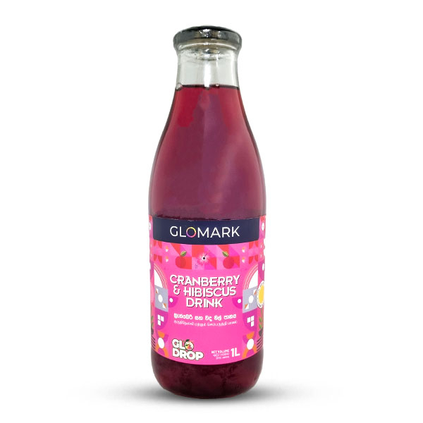 Glomark Juice Cranberry & Hibiscus 1L - GLOMARK - Juices - in Sri Lanka