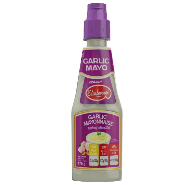 Edinborough Garlic Mayonnaise 170G - EDINBOROUGH - Sauce - in Sri Lanka