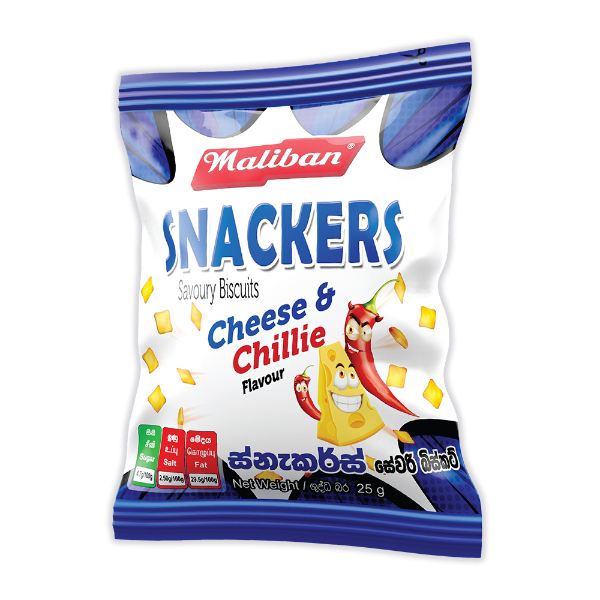 Maliban Snackers Cheese And Chillie 25G - MALIBAN - Biscuits - in Sri Lanka