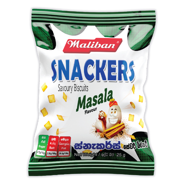 Maliban Snackers Masala 25G - MALIBAN - Biscuits - in Sri Lanka