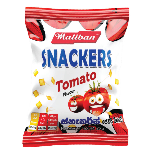 Maliban Snackers Tomato 25G - MALIBAN - Biscuits - in Sri Lanka