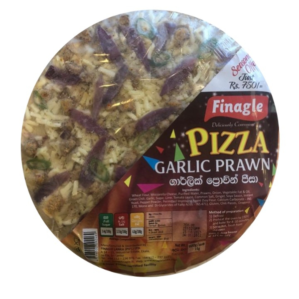 Finagle Pizza Garlic Prawn Chiken 310G - FINAGLE - Frozen Rtc Snacks - in Sri Lanka