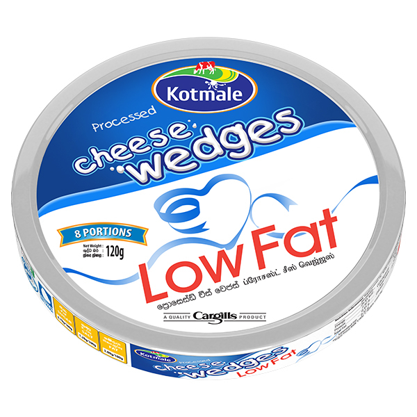 Kotmale Wedges Low Fat 120G - KOTMALE - Cheese - in Sri Lanka