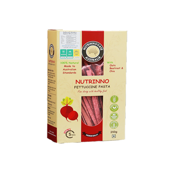 Nutrinno Fettuccine Beetroot Pasta 250G - NUTRINNOVATE - Pasta - in Sri Lanka