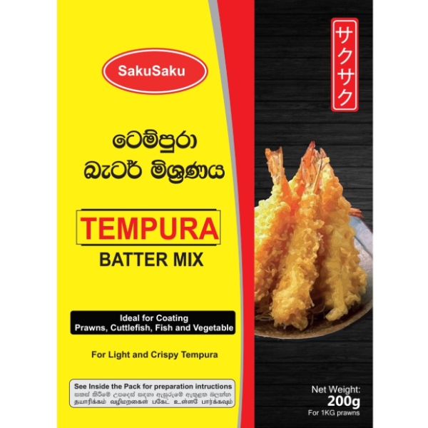 Saku Saku Tempura Batter Mix 200G - SAKU SAKU - Flour - in Sri Lanka