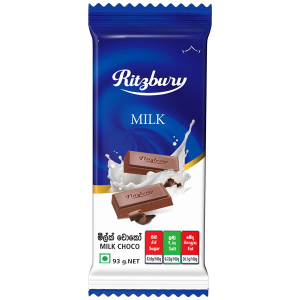 Ritzbury Milk 93G - RITZBURY - Confectionary - in Sri Lanka