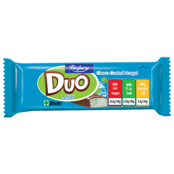 Ritzbury Duo Mint 20G - RITZBURY - Confectionary - in Sri Lanka