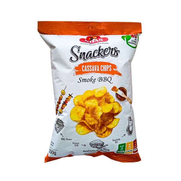 Noas Cassava Chips Barbecue 100G - NOAS - Snacks - in Sri Lanka